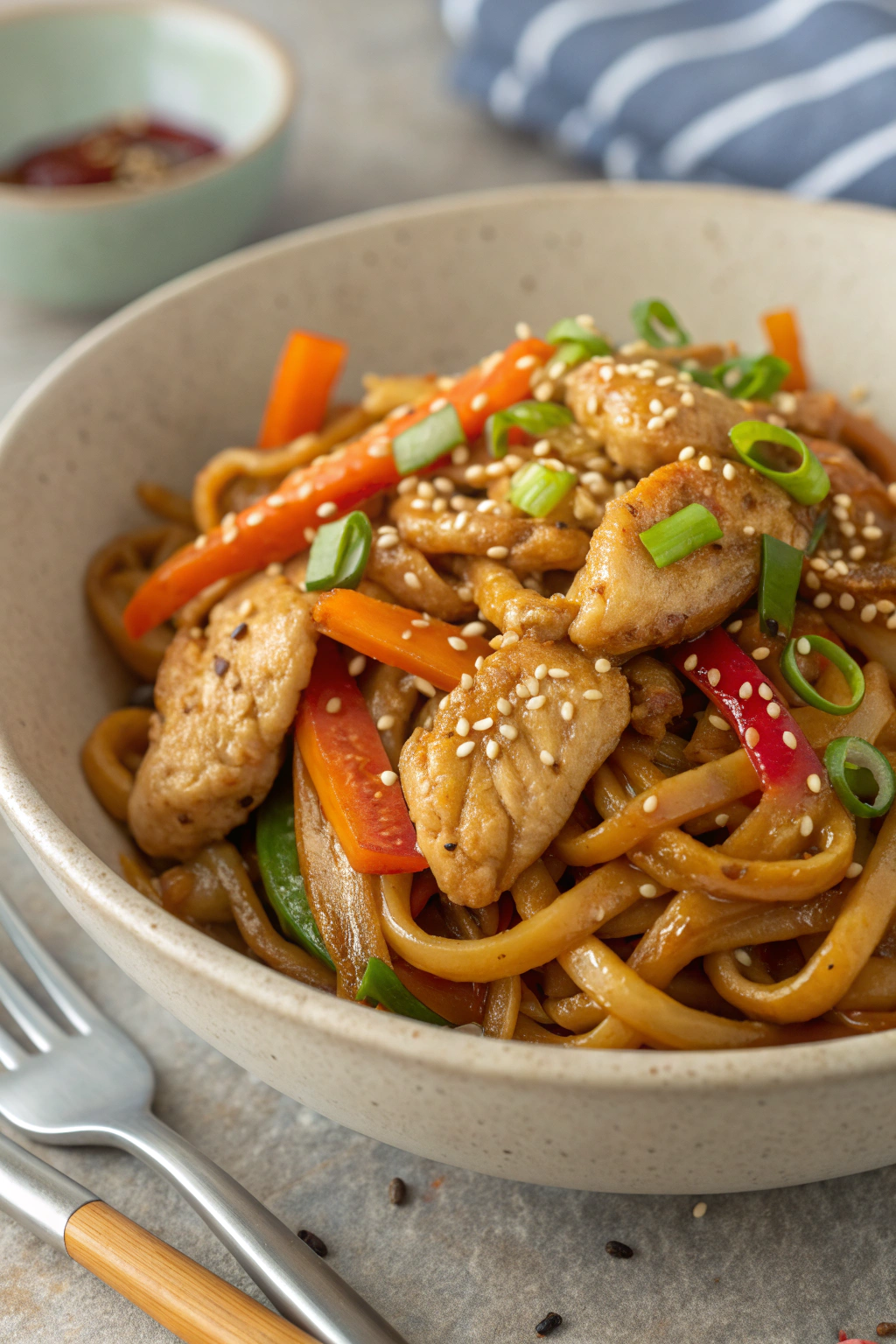 Chicken Yaki Udon Recipe