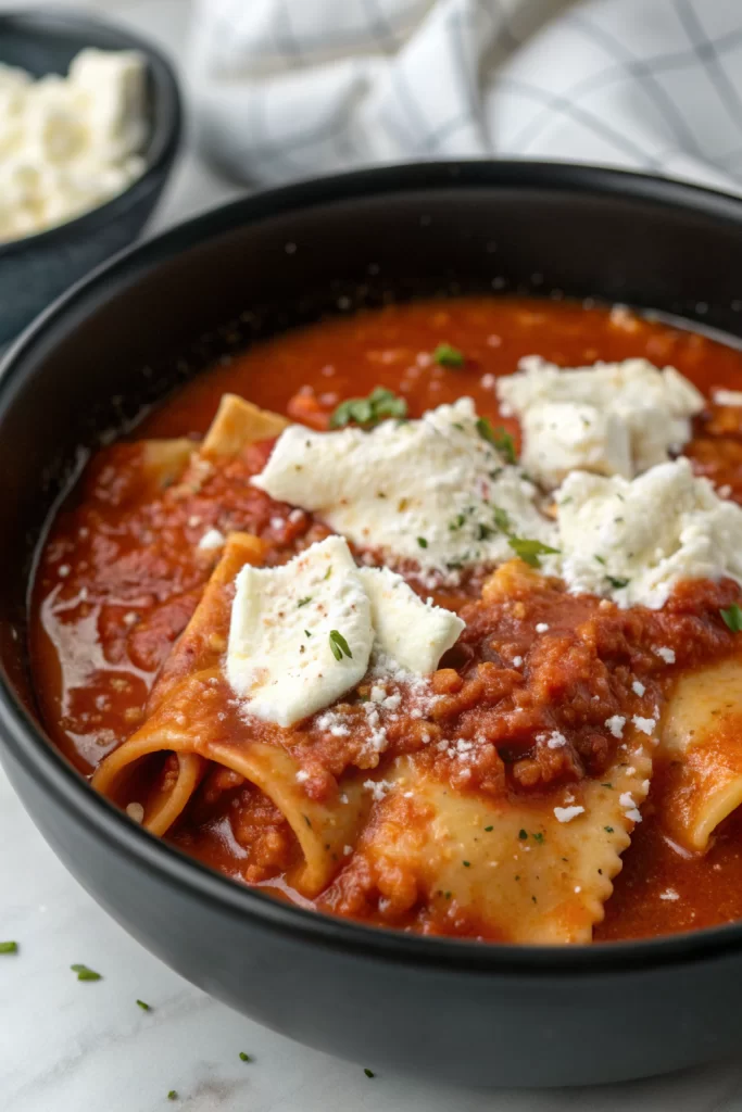 Crockpot Lasagna Soup Recipe