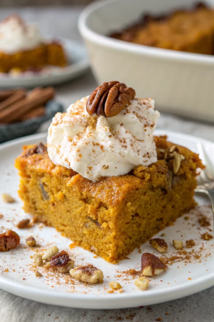 Pumpkin Dump cake Recipe