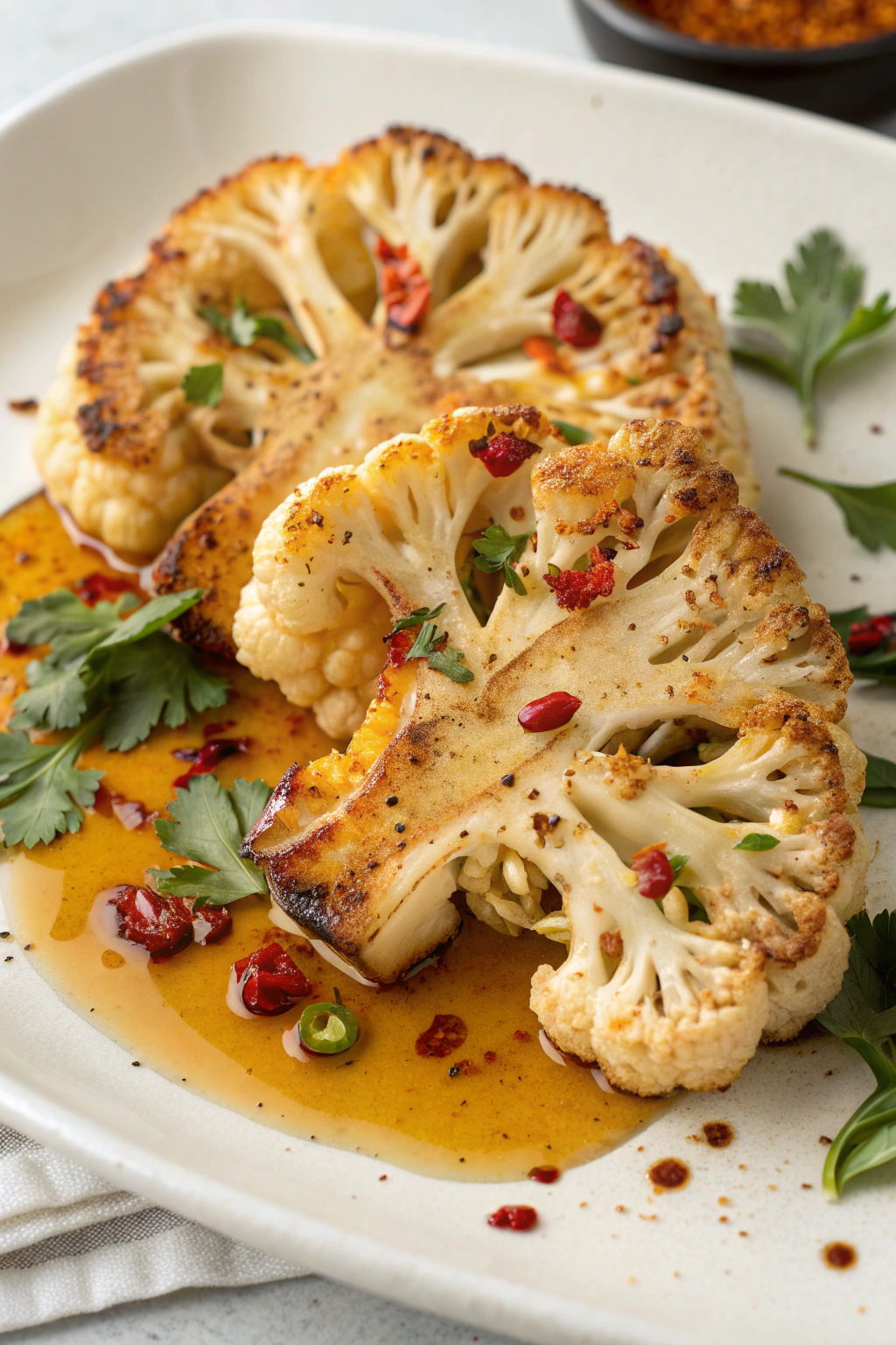 Buffalo Cauliflower Steak Recipe