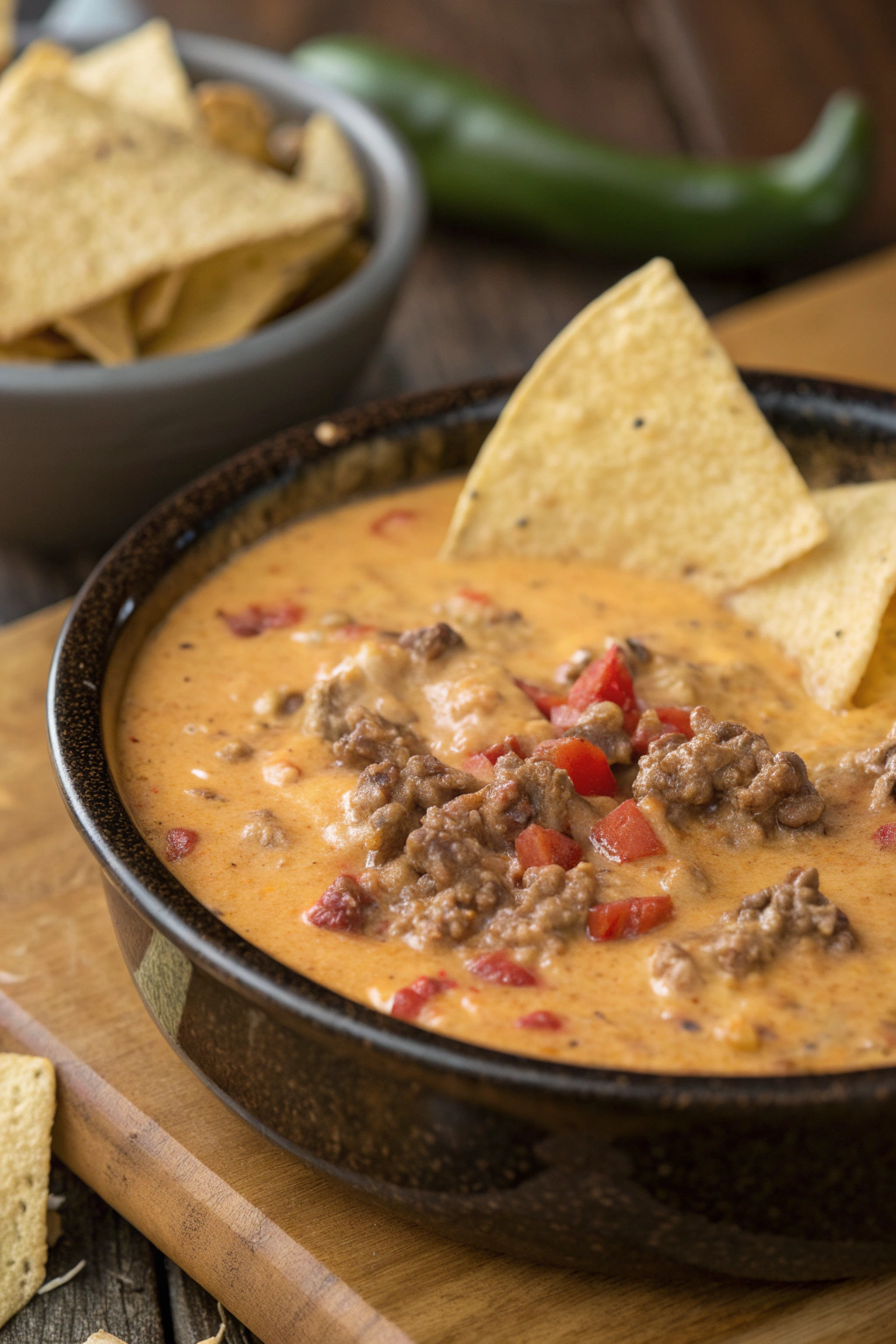 Cheesy Ground Beef Dip Party Recipe