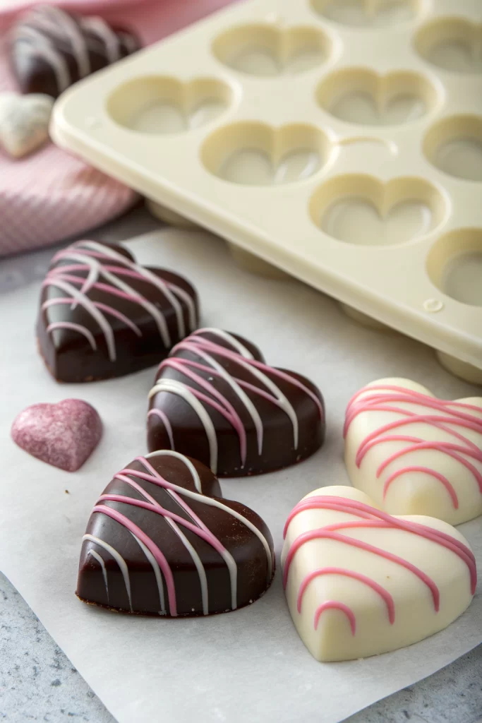 Chocolate Marshmallow Hearts Recipe