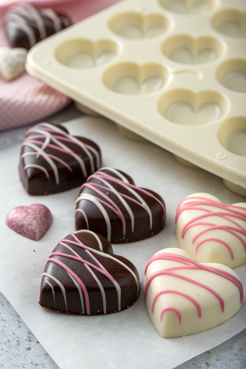 Chocolate Marshmallow Hearts Recipe