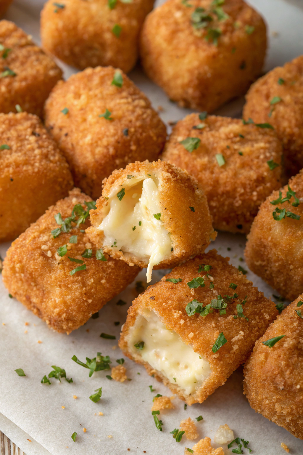 Crispy Fried Mozzarella Cheese Bites Recipe
