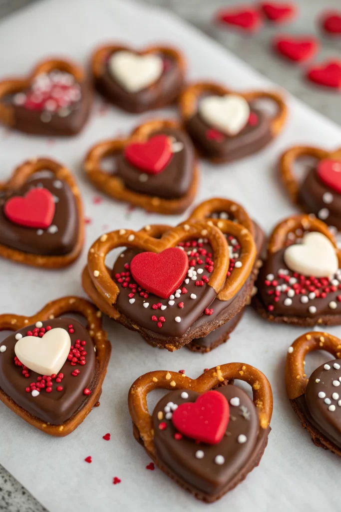 Easy Heart Pretzels Recipe