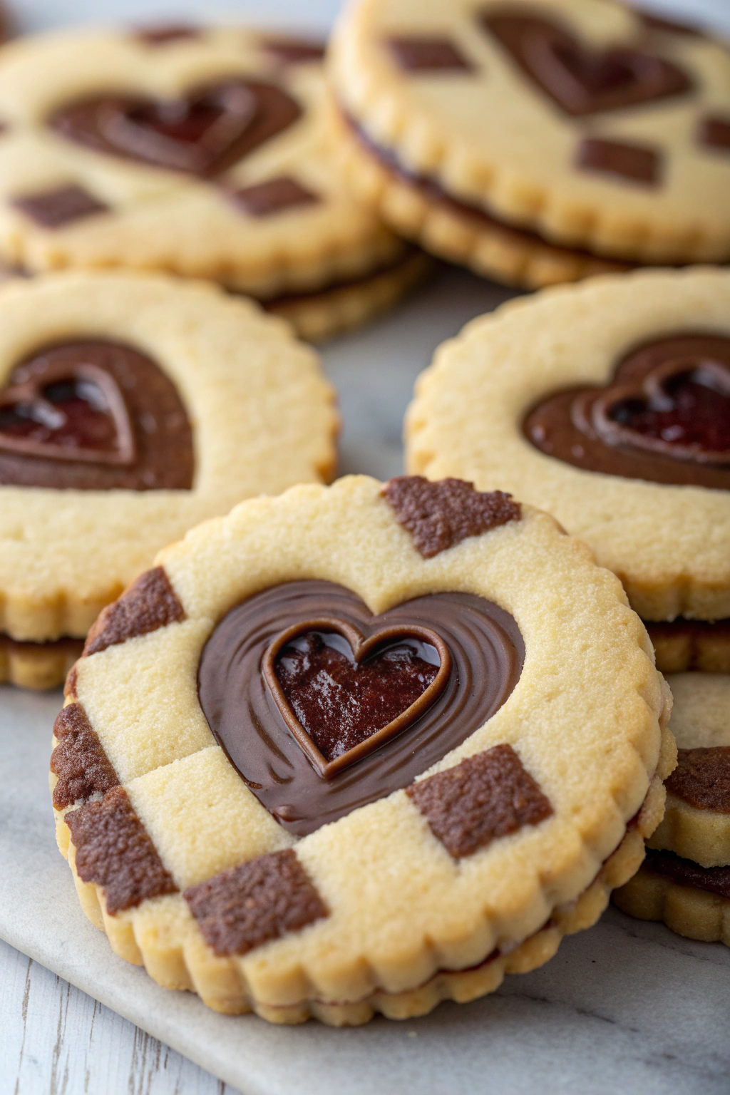 Nutella Linzer Cookies Recipe