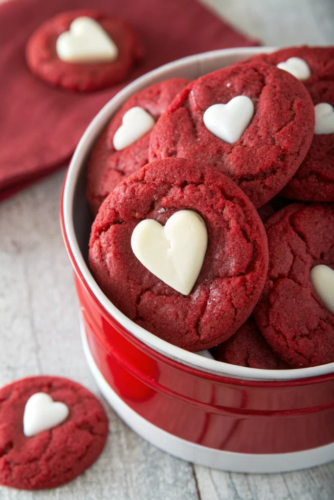 Red Velvet Heart Cookies Recipe