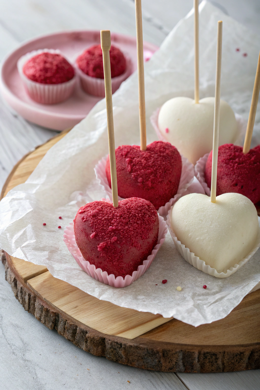 Red Velvet Heart Pops Recipe