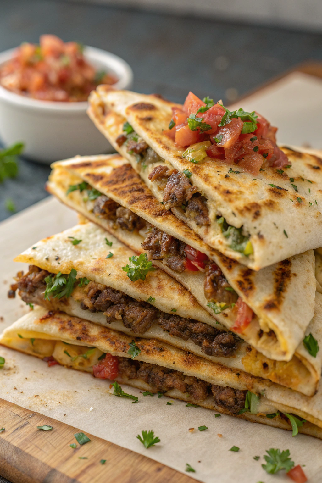 Smashburger Quesadillas Recipe