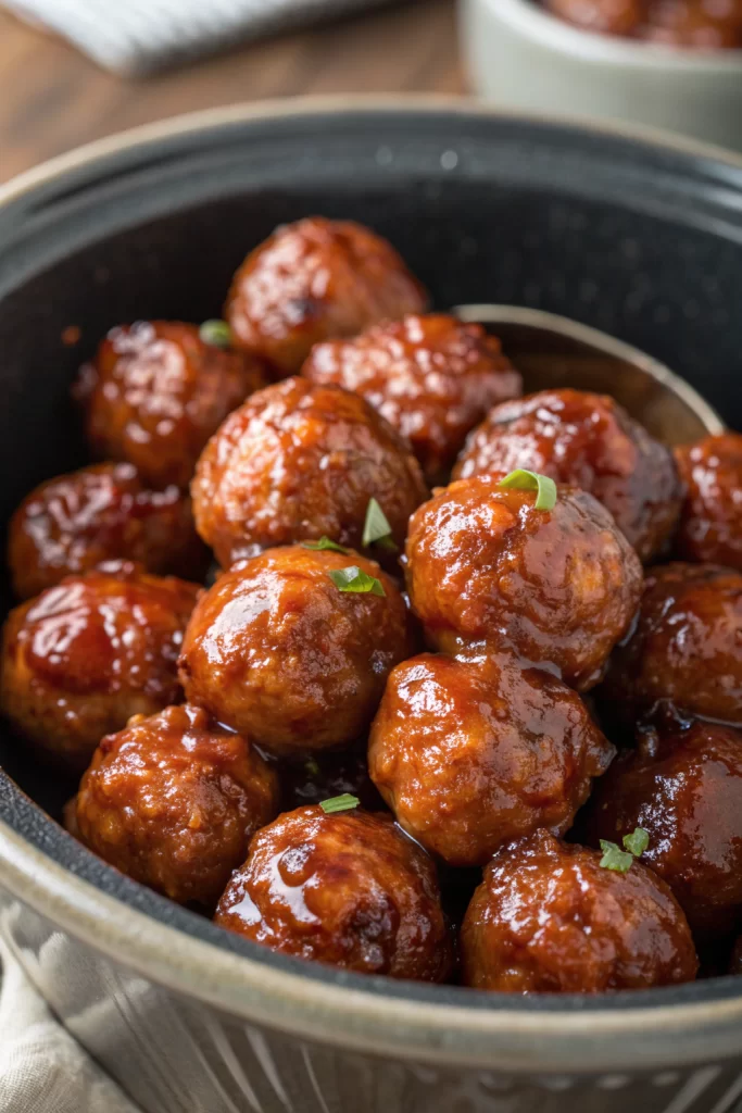 Tasty Slow Cooker Honey Garlic Meatballs Recipe