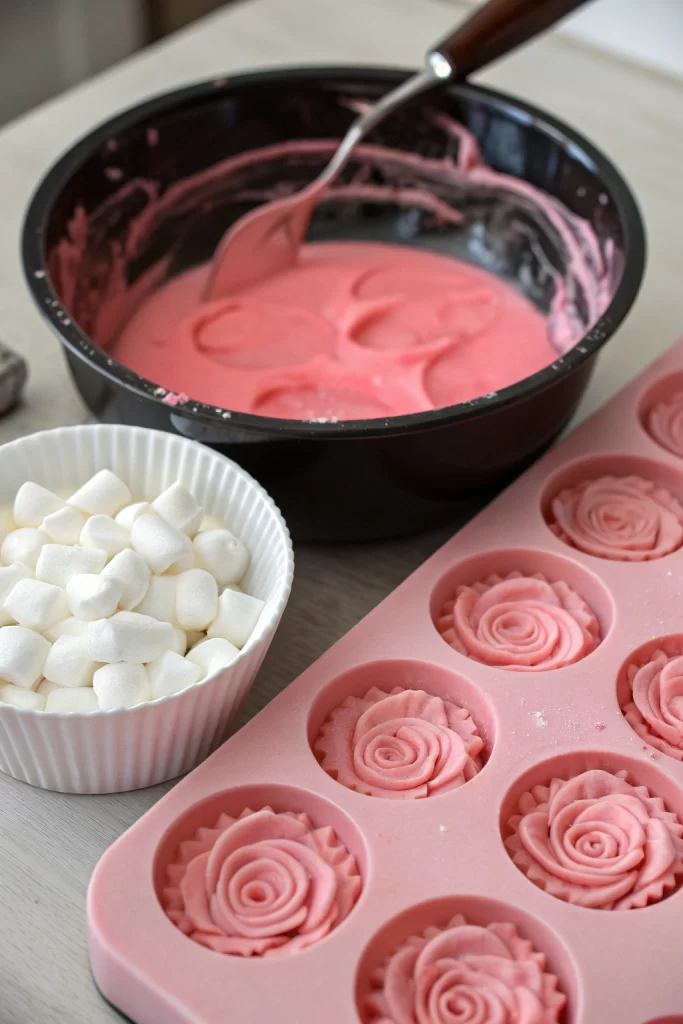 Valentines Day Marshmallow Flower Recipe