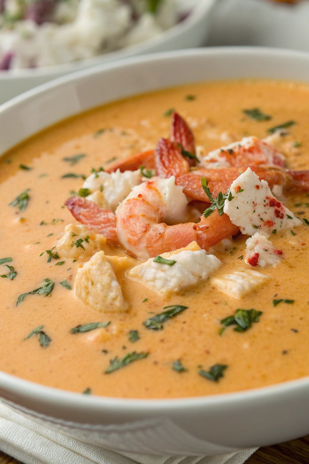 Crab and Shrimp Seafood Bisque