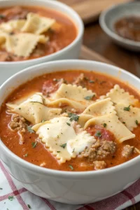 Easy Creamy Lasagna Soup Recipe
