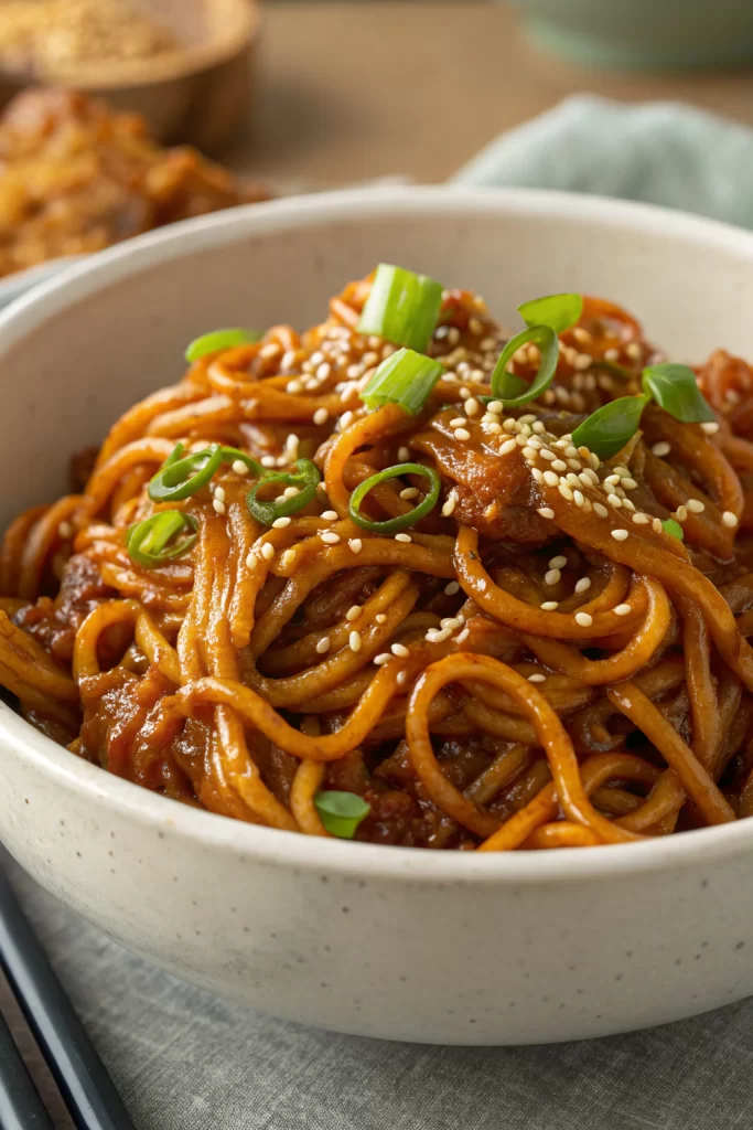 Easy Saucy Ramen Noodles Recipe