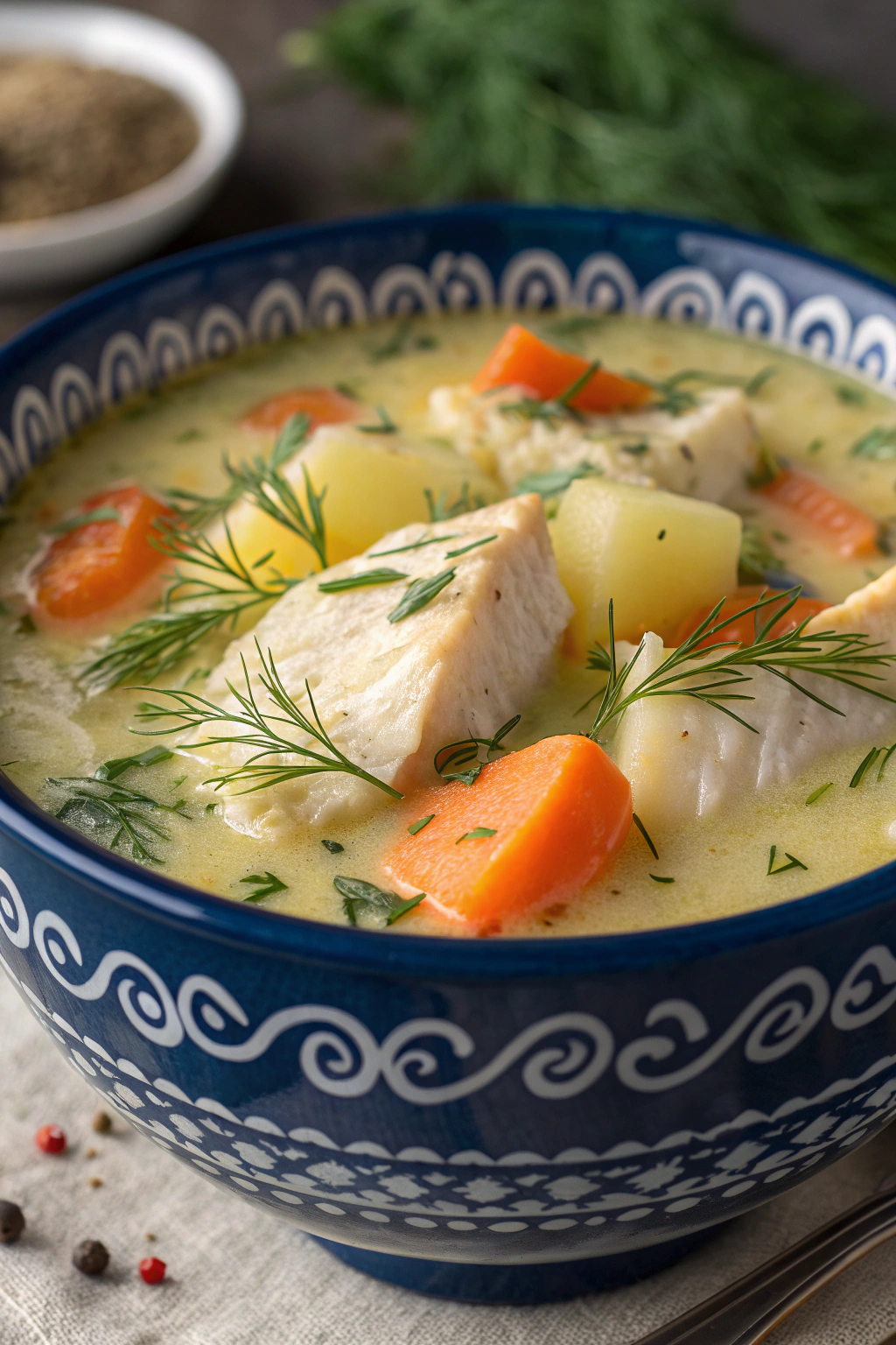Polish Dill Soup with Potatoes