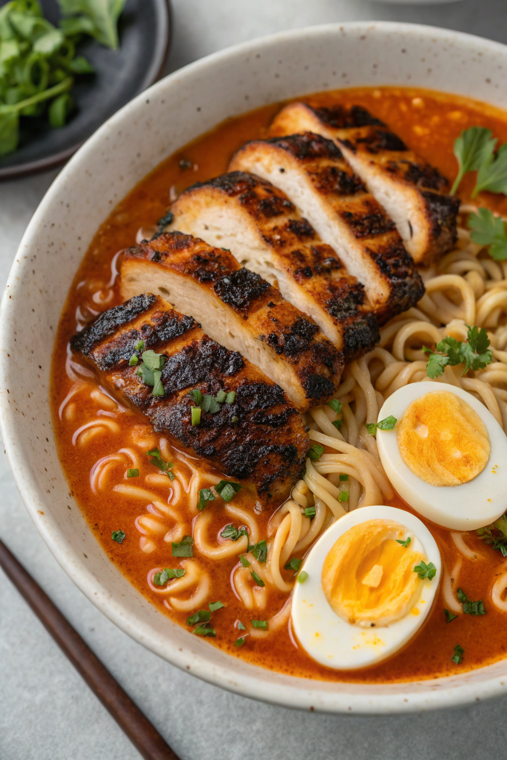 Spicy Creamy Chicken Ramen Recipe