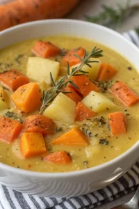 Tasty Roasted Winter Vegetable Soup Recipe