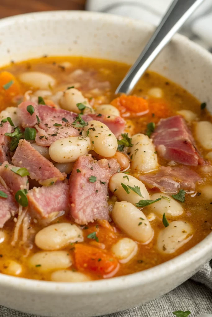 White Bean and Ham Soup Recipe