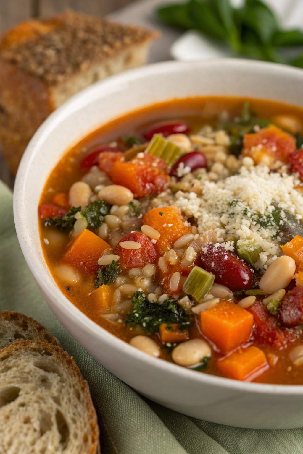 Winter Minestrone Soup Recipe