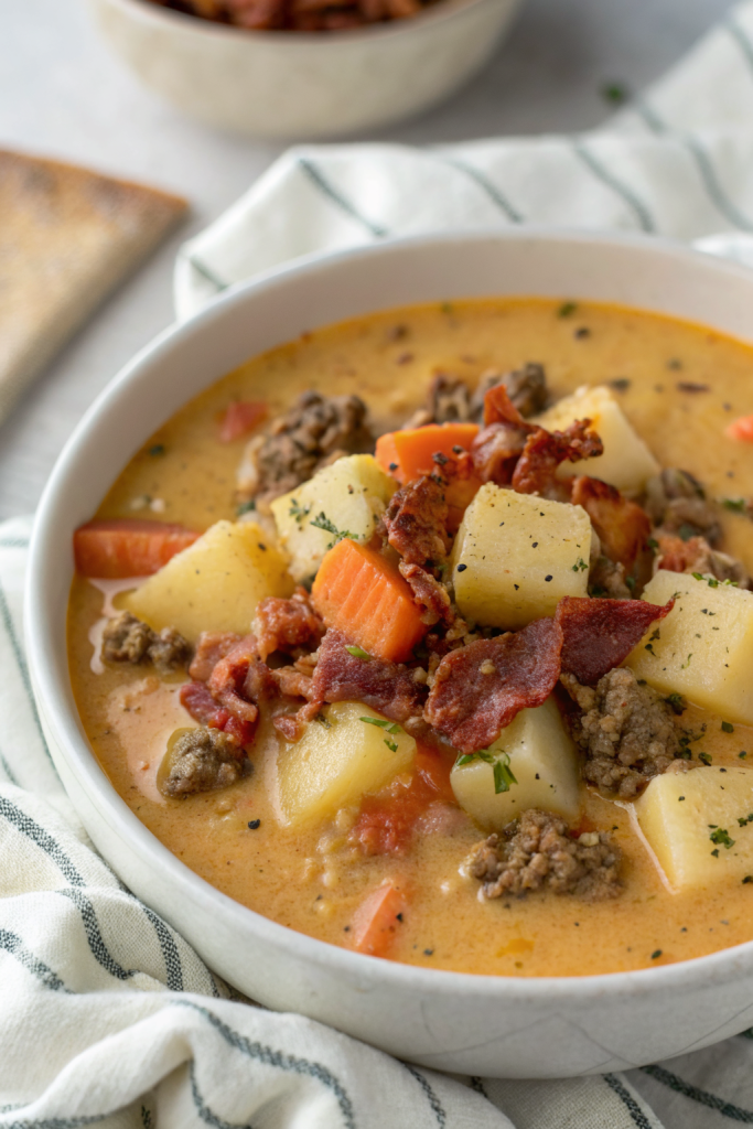 Cheeseburger Soup Recipe