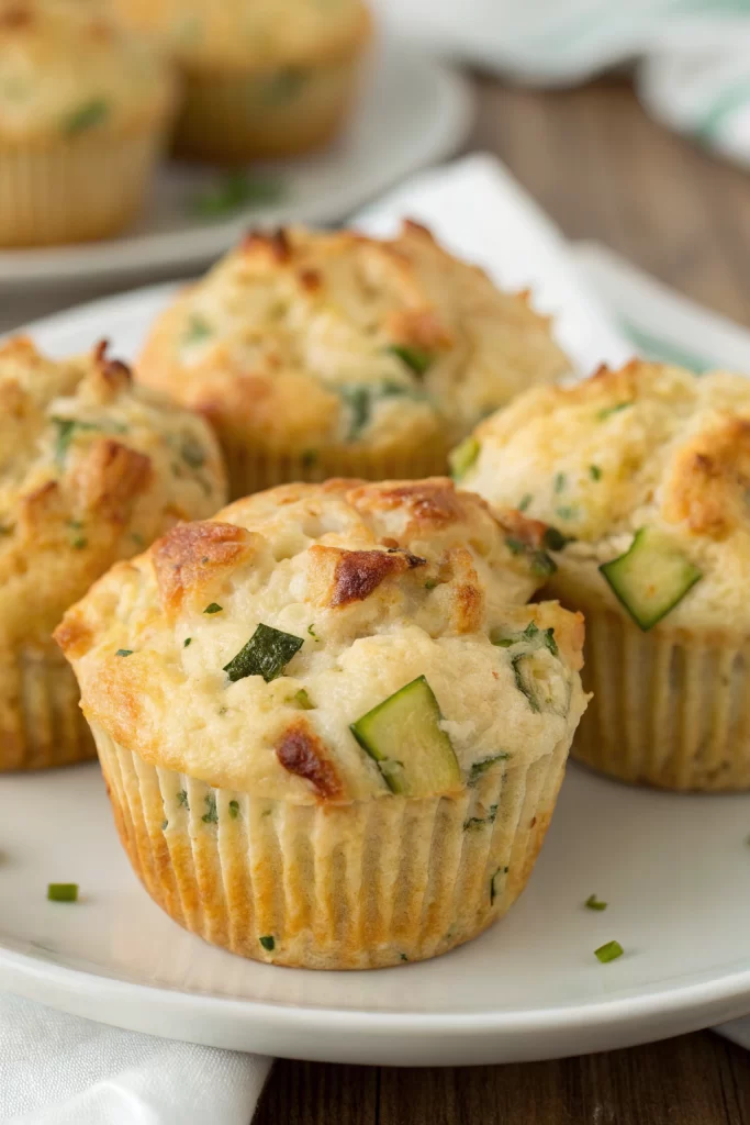 Chicken Cheese Zucchini Muffins Recipe