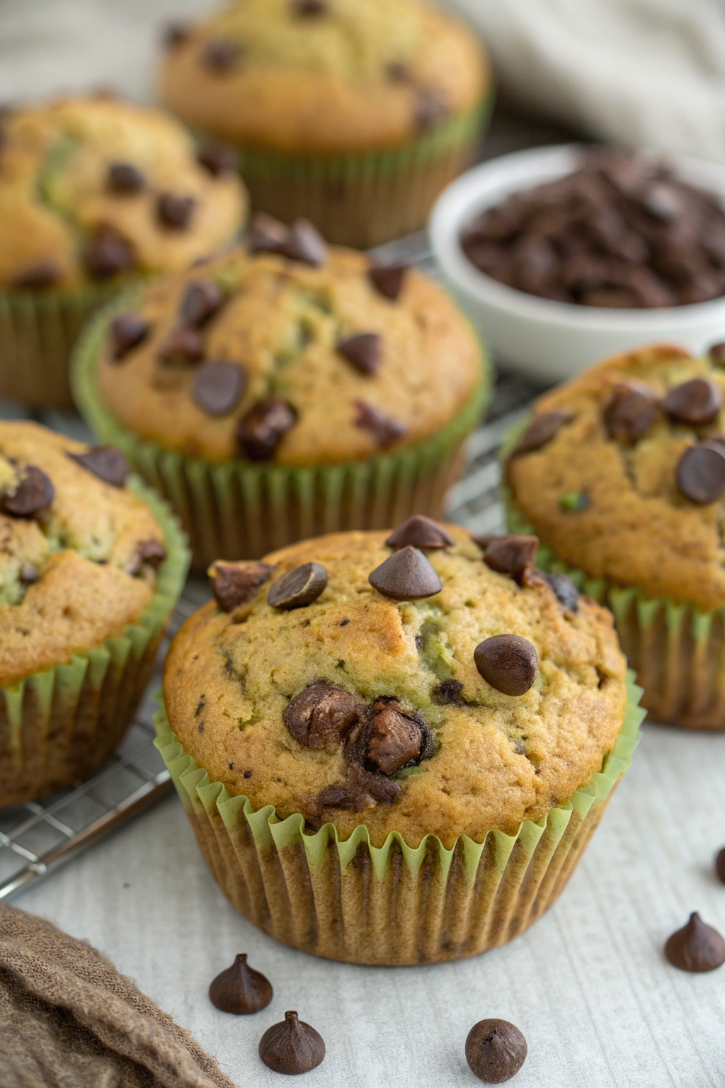 Chocolate Chip Zucchini Muffins Recipe