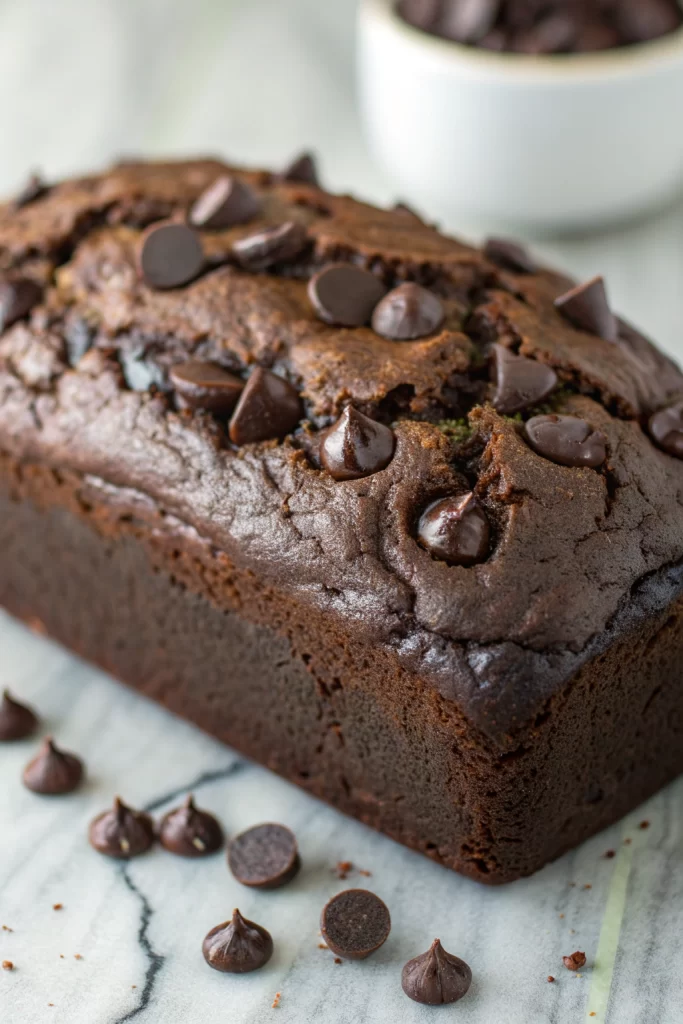 Chocolate Zucchini Bread With Sour Cream