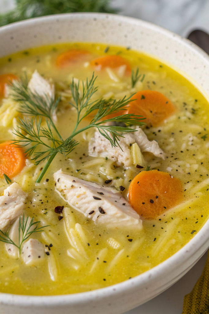 Greek Lemon Chicken Soup Recipe
