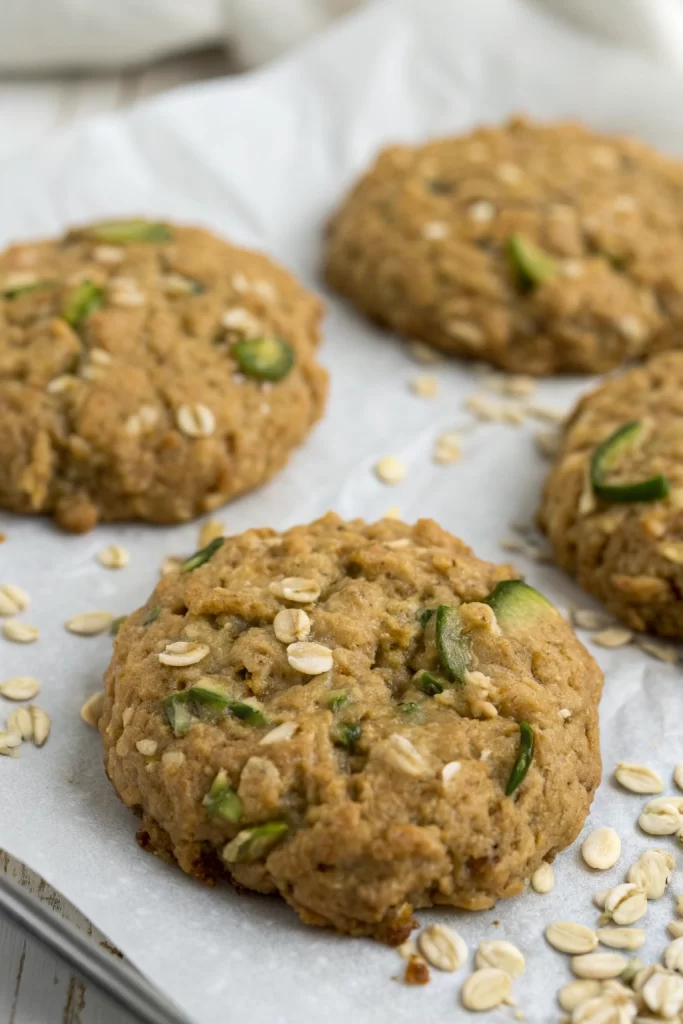 Healthy Zucchini Oatmeal Cookies Recipe