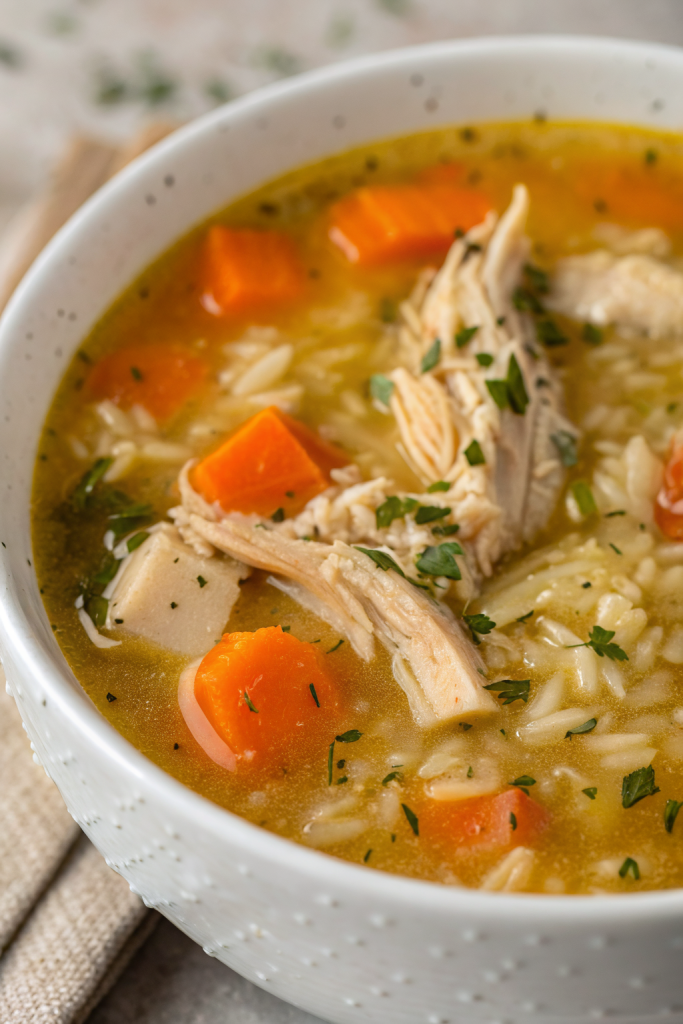 Homemade Chicken Rice Soup Recipe