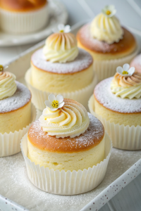 Japanese Cotton Cheesecake Cupcakes Recipe