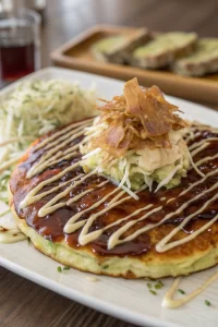 Okonomiyaki Japanese Pancakes Recipe