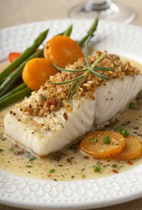 Parmesan-Crusted Sea Bass Recipe