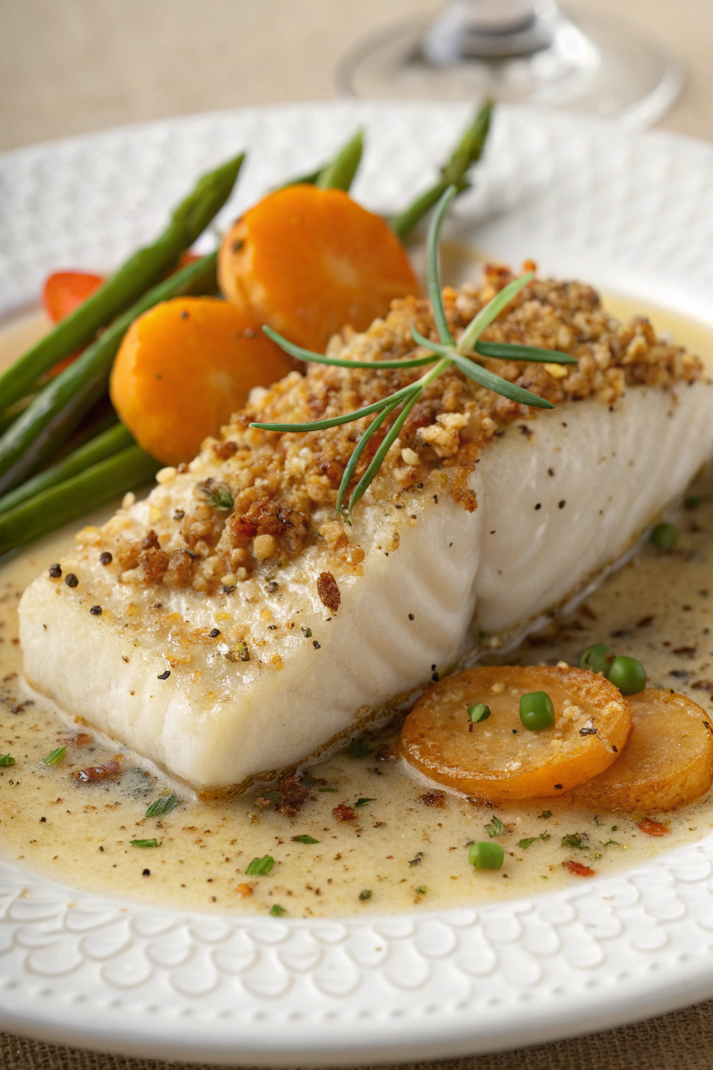 Parmesan-Crusted Sea Bass Recipe
