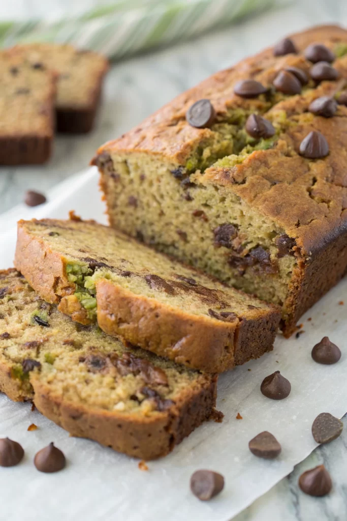 Peanut Butter Chocolate Chip Zucchini Bread Recipe