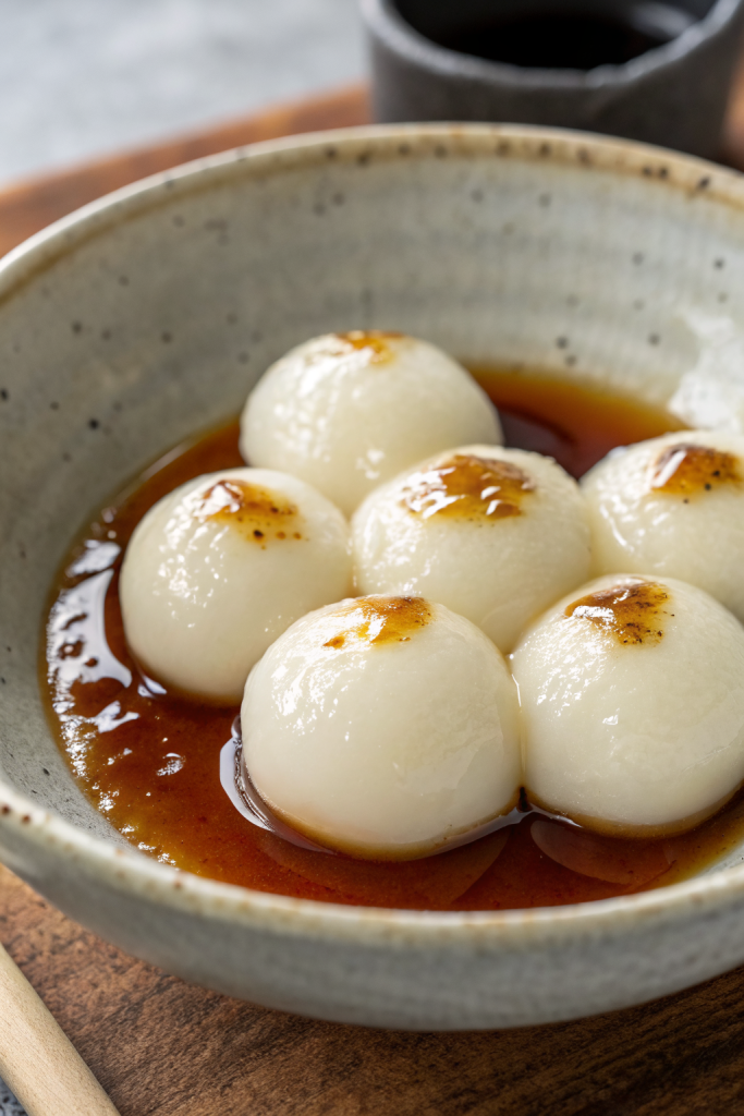 Shiratama Dango Japanese Dessert Recipe