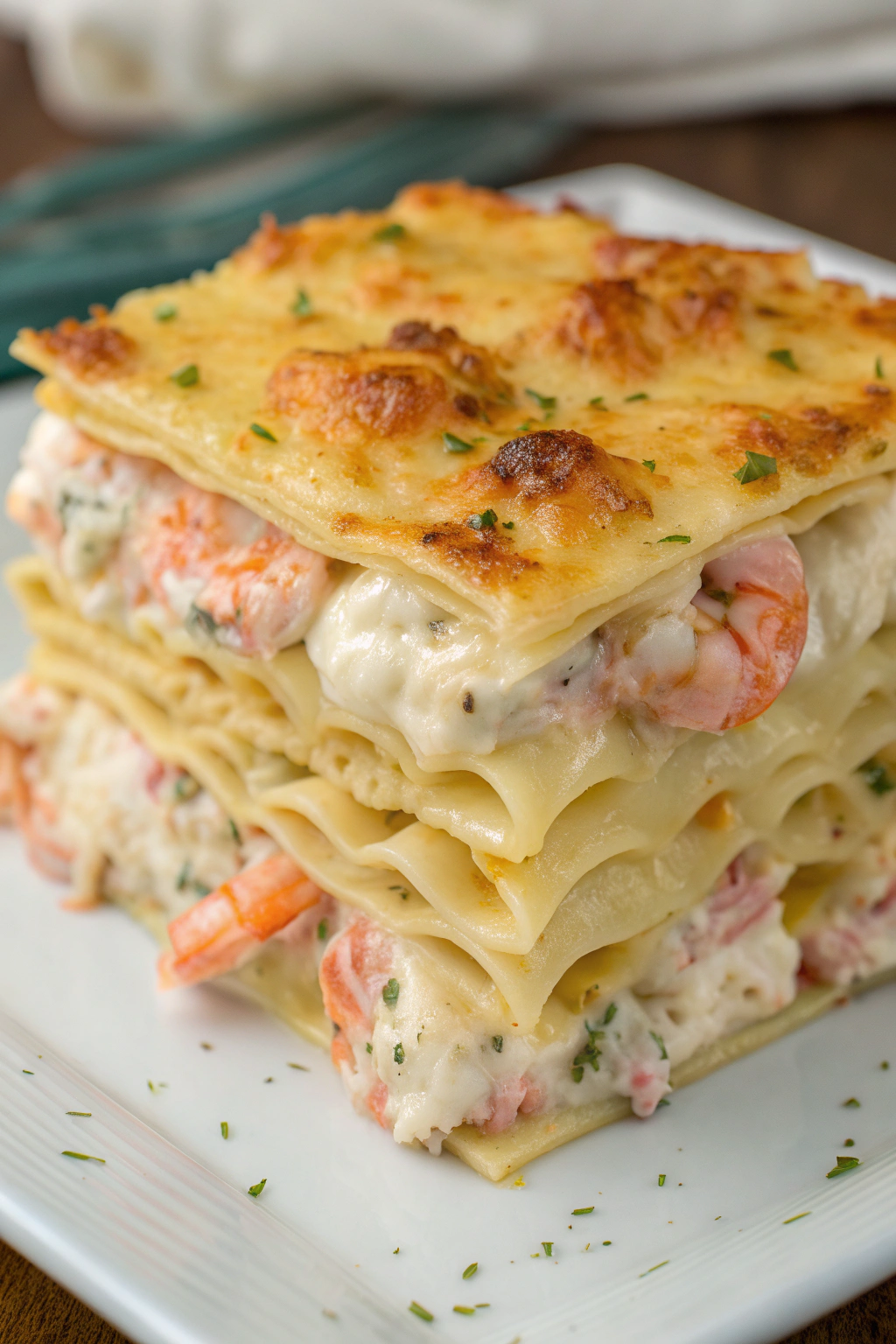 Shrimp Crab Lasagna Recipe