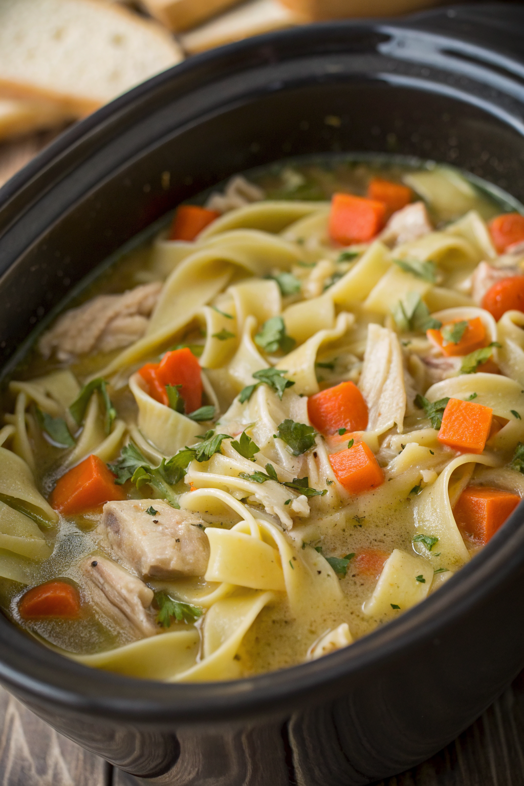 Slow Cooker Chicken Noodle Soup Recipe