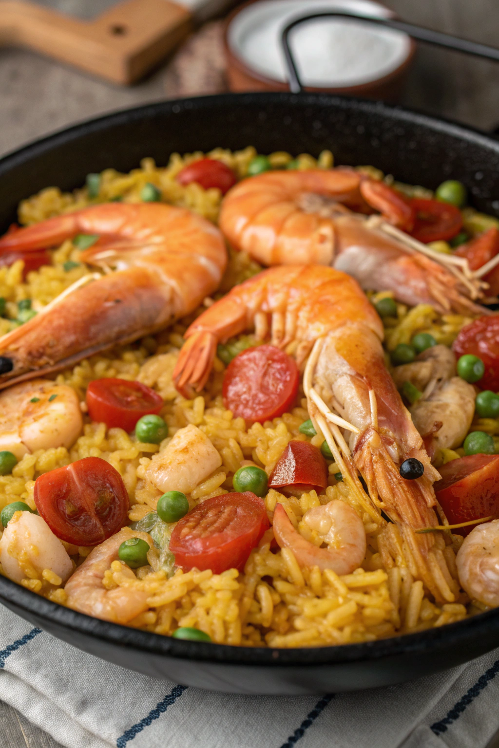 Spanish Seafood Paella Recipe