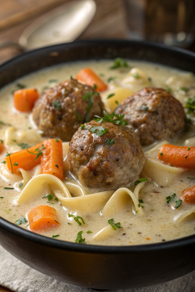 Swedish Meatball Soup Recipe