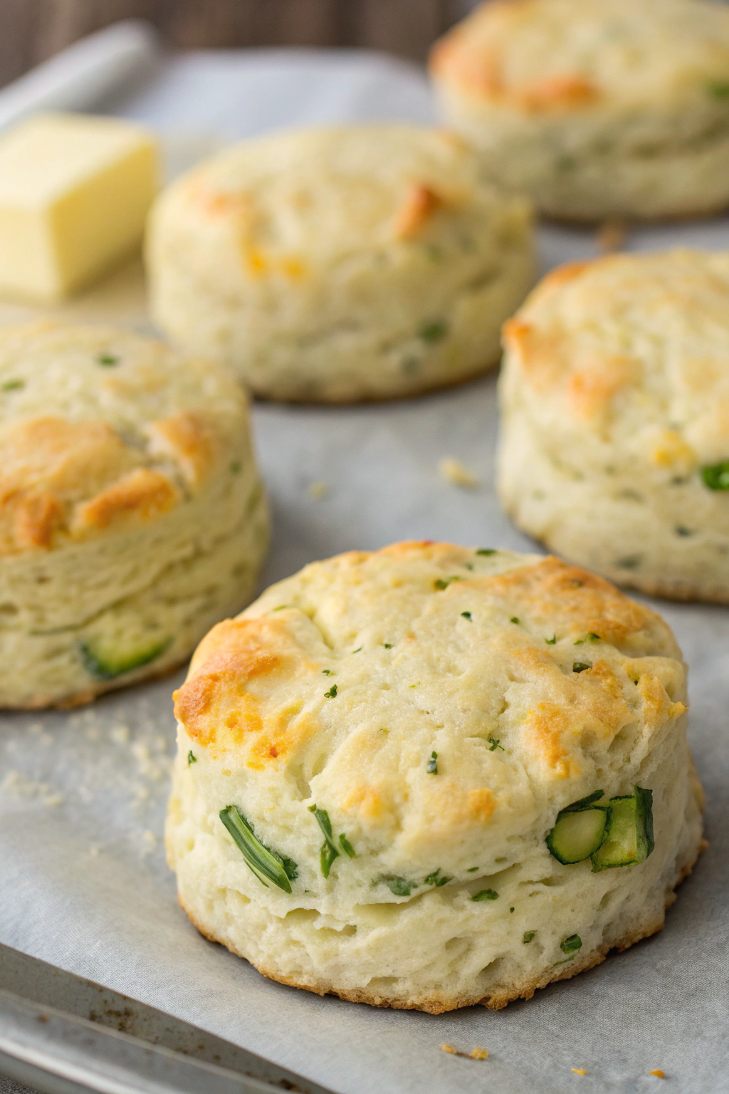 Zucchini Cheddar Biscuits Recipe