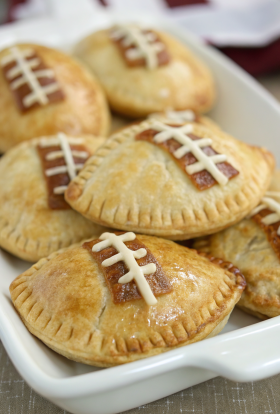 Buffalo Chicken Football Hand Pies Recipe