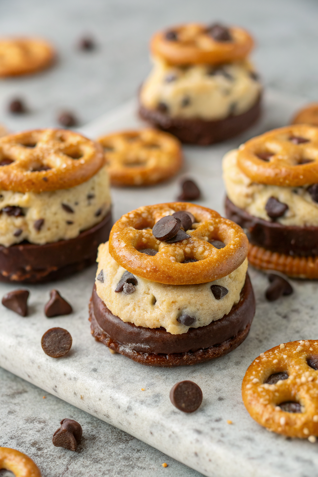 Cookie Dough Pretzel Bites Recipe