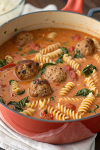 Creamy Italian Meatball Soup Recipe