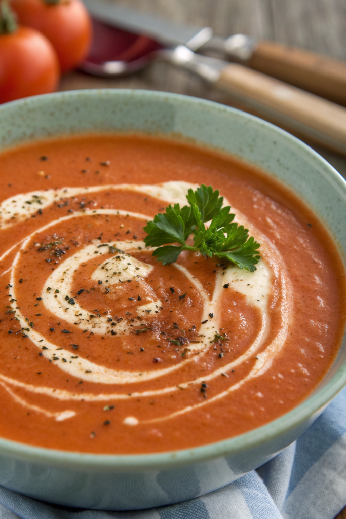 Creamy Tomato Bisque Soup Recipe