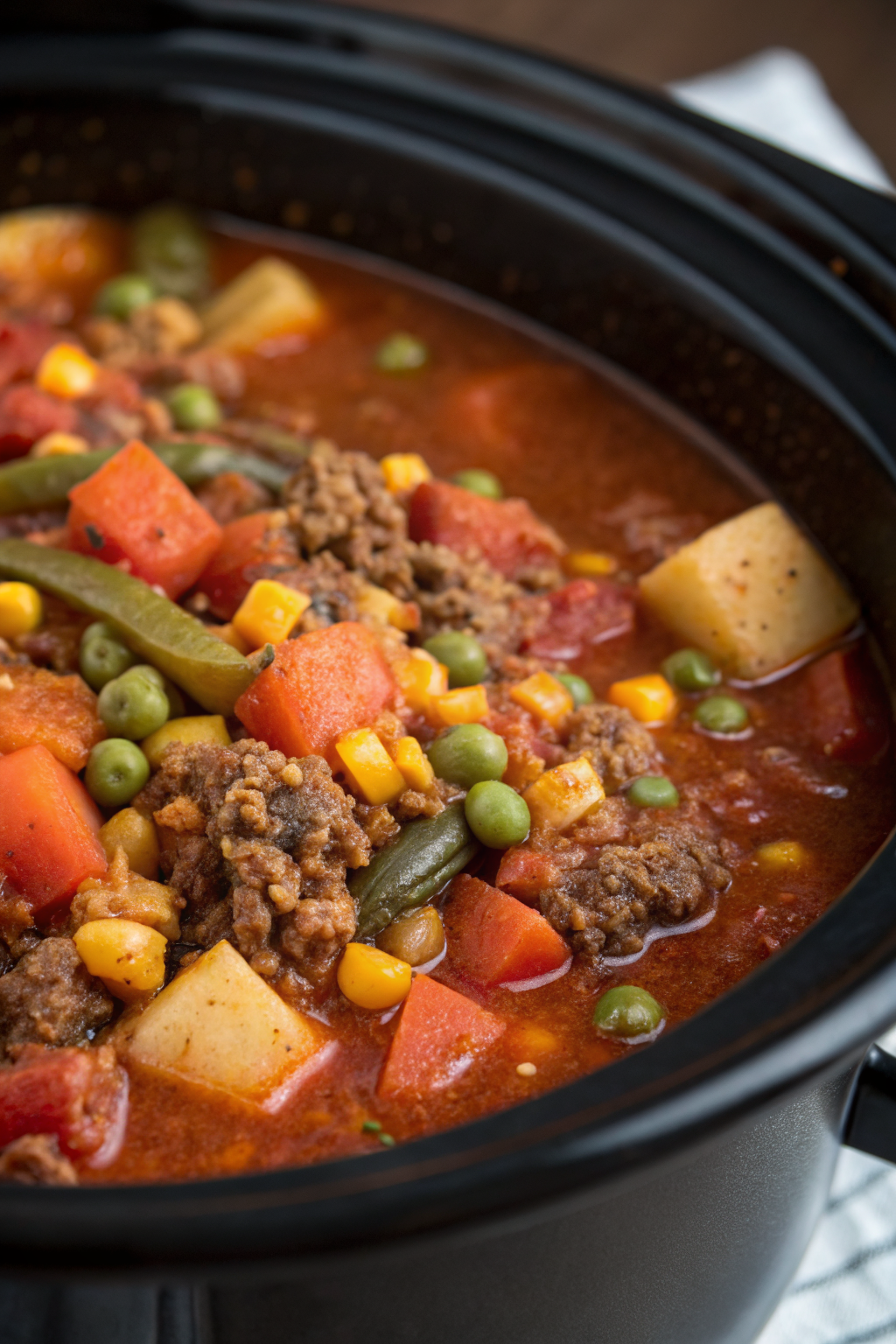 Crockpot Vegetable Beef Soup Recipe