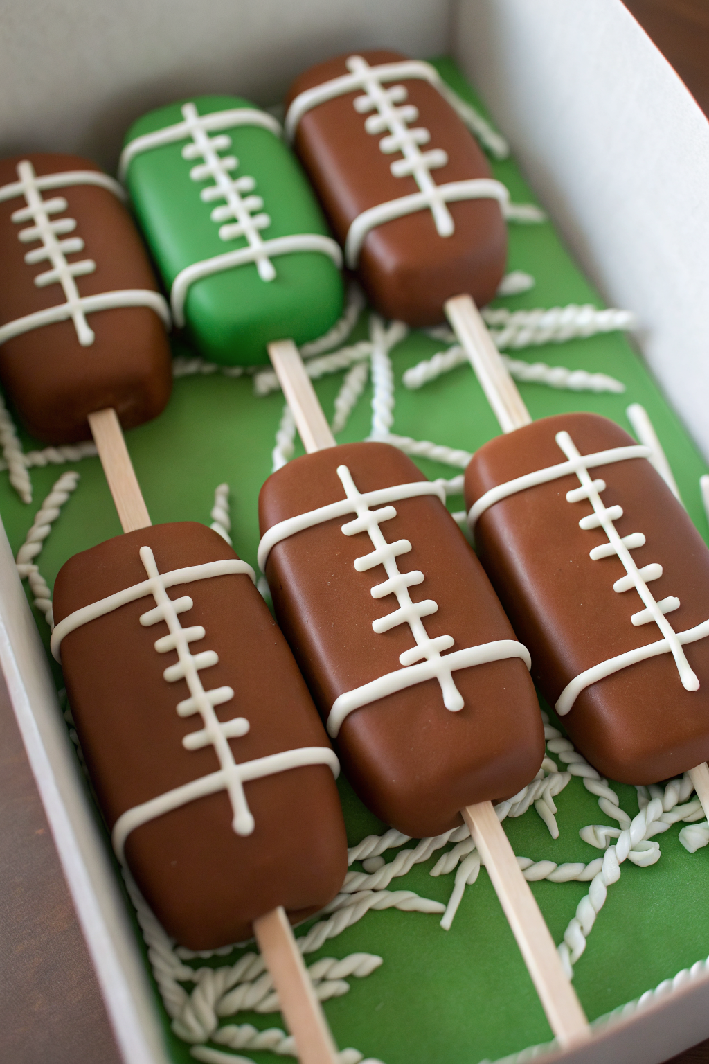 Football Cakesicles Recipe