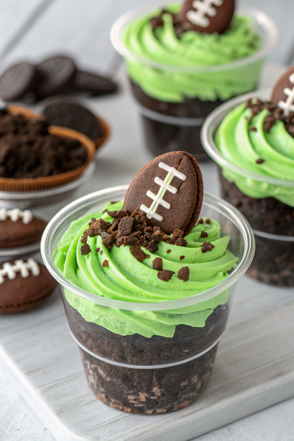 Football Dirt Cups Recipe