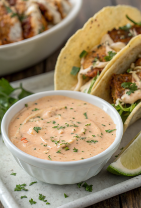 Homemade Fish Taco Sauce Recipe