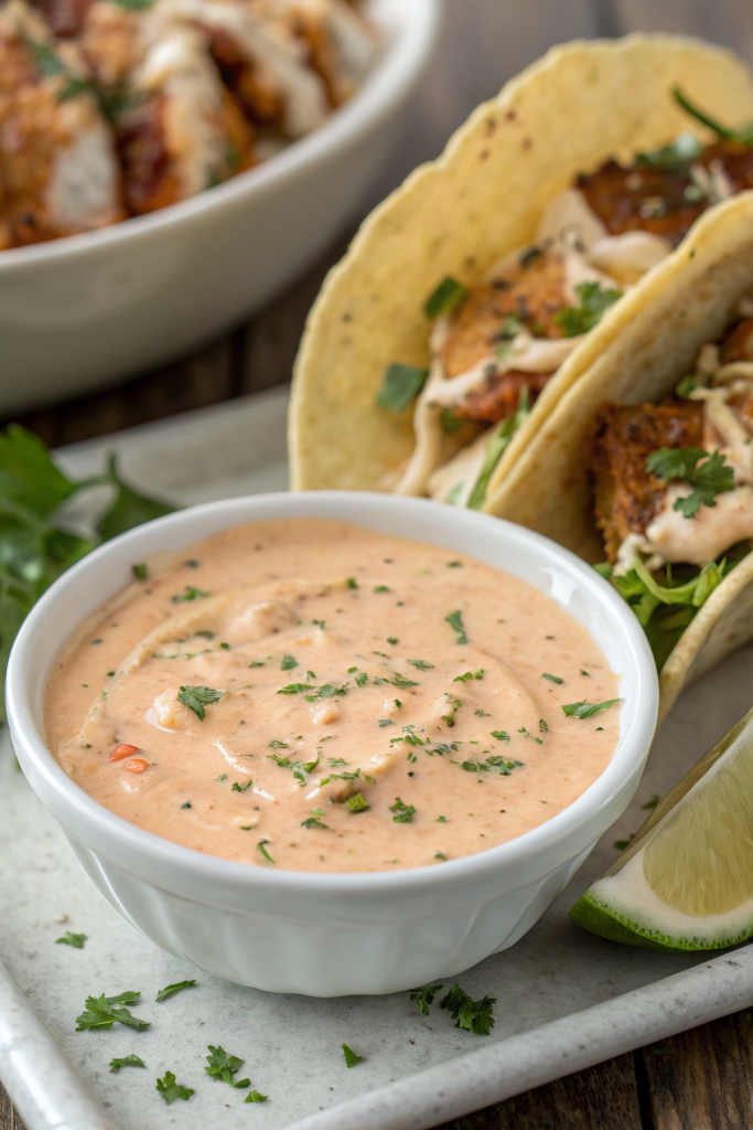Homemade Fish Taco Sauce Recipe